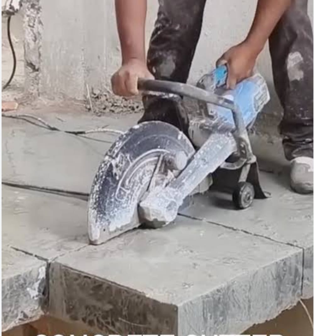 Slab cutting